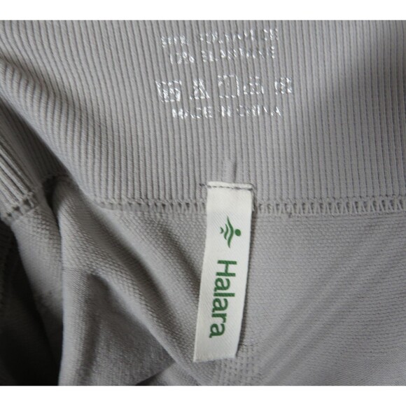 Halara Gray Seamless Flow HW Scrunch Ruched Butt Textured Yoga Leggings LARGE - Picture 6 of 11